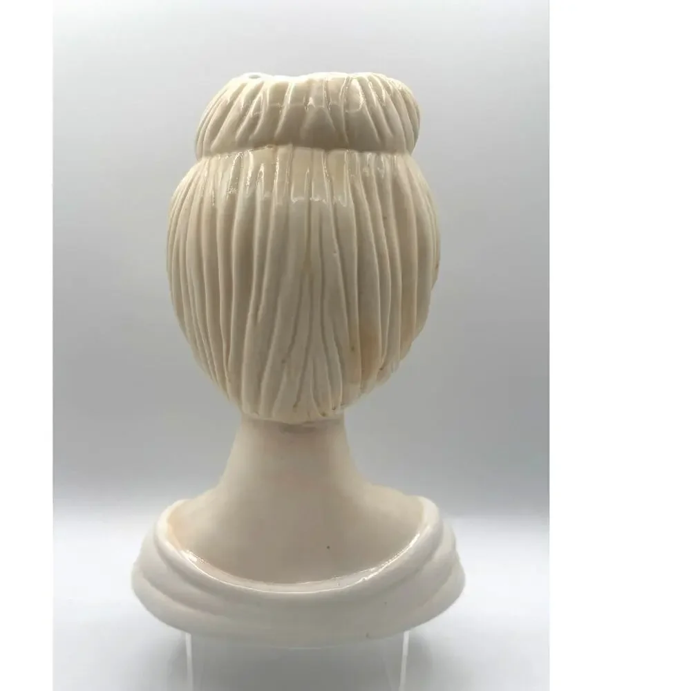 Vintage Princess Grace Porcelain Lady Head Vase-XL 10in